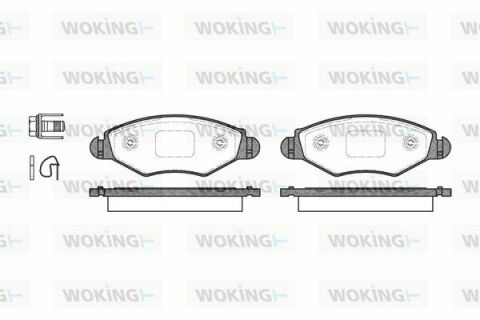 Тормозные колодки пер. Peugeot 206/306 94-