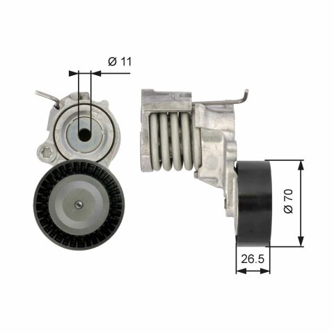 Натяжник ремня генератора Skoda Fabia/Rapid 1.2 01-