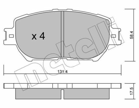 Колодки тормозные (передние) Toyota Camry 01-11/Solara 03-08/Lexus GS 05-11/IS III 13-