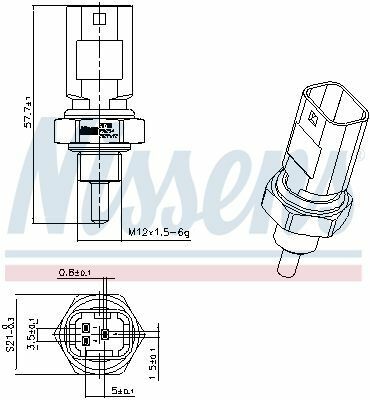 Датчик температуры воды duster, logan, clio, kangoo, laguna, masre ii, megane, trafic ii, opel, nissan 1.0/2.8dti/cdti