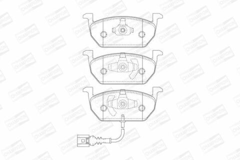 Колодки гальмові передні Audi A3 13-,Seat Leon,Skoda Octavia III,Golf VII 12-VW