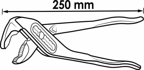 Плоскогубці переставні 10" L-250 мм
