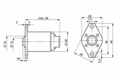 Притискний магніт ТНВД DAF FIAT IVECO RENAULT VOLVO KHD Притискний магніт ТНВД DAF FIAT IVECO RENAULT VOLVO KHD