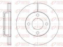 Диск гальмівній перед. (вентил.) audi 80 86-91, 100 -90 (256*22)