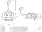 Щеткодержатель стартера Honda Accord/Civic/CR-V 03-, фото 2 - интернет-магазин Auto-Mechanic