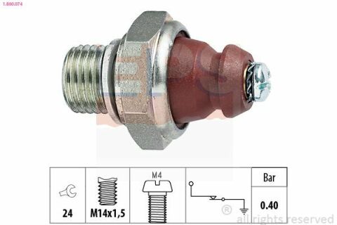 Датчик давления масла MB OM601-602-95 (M14x1.5)