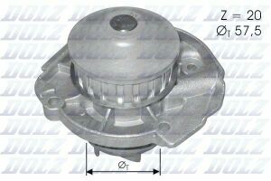 FIAT Помпа води Uno 45 1.0 85-,Tipo 1.1 93-,Panda,Punto