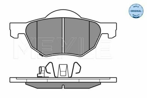 Колодки гальмівні (передні) Honda Accord 03-12