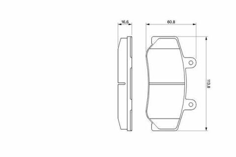 Колодки гальмівні (передні) Volvo 740/760/780/940/960 -98