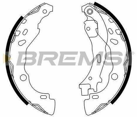 Тормозные колодки зад. Citroen C2,C3 02-/(Bosch)