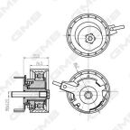Натяжной ролик focus, kuga, c-max, 1,5-1,6ecoboost ford
