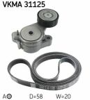 SKF К-т (ремінь полікліновий+ролик) VW Golf V, Golf Plus, Touran, 1,4 TSI/FSI SKF К-т (ремінь полікліновий+ролик) VW Golf V, Golf Plus, Touran, 1,4 TSI/FSI