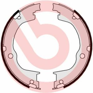 Гальмівні колодки барабанні