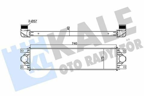 KALE RENAULT інтеркулер Master II 2.2/2.5dCi 00-,Opel Movano,Nissan