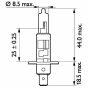 Лампочка H1 MasterDuty 24V 70W P14, 5s Blst. 1 PC., фото 3 - интернет-магазин Auto-Mechanic