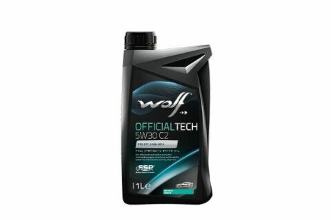 Моторна олива WOLF OFFICIALTECH C2 5W-30, 1 літр