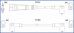 Комплект високовольтних проводів Volkswagen Polo, Seat Cordoba, Ibiza