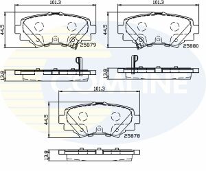 CBP32248 Comline - Гальмівні колодки до дисків