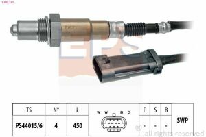 EPS Лямбда-зонд (4 конт.) RENAULT Kangoo, Clio, Megane, Laguna