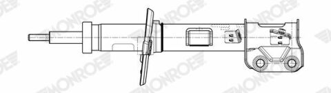 Амортизатор газ.передні лев sx4 s-cross, vitara 15-
