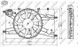 Вентилятор радіатора Opel Astra J/Zafira C 1.6-2.0D 11- (з дифузором), фото 9 - интернет-магазин Auto-Mechanic