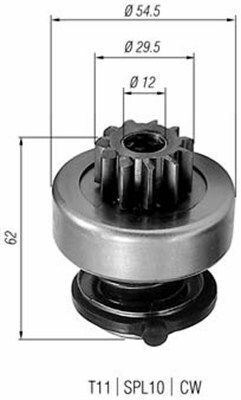 MAGNETI MARELLI Бендикс (z=11) ALFA FIAT LANCIA JEEP CHRYSLER