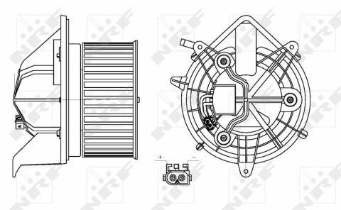 Моторчик пічки Mini Cooper (R55-R61) 09-16