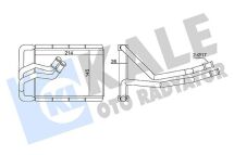 Радіатор опалення Kia Sportage II 2.0 2004– Радіатор опалення Kia Sportage II 2.0 2004–