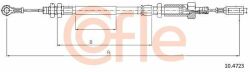 Трос ручного гальма перед. Ducato/Boxer 02-06 (барабан) (1078/762)