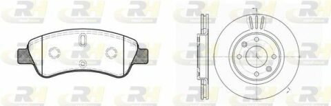 Гальмівний  комплект  (Диски  RH  6603.10  +  Колодки  RH  2840.10)