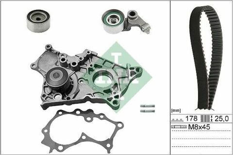 Комплект ГРМ + помпа Toyota Corolla/Avensis 2.0D 99-08