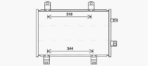 Радиатор кондиционера (конденсатор) 2 1.5 D 14-, CX-3 1.5 15-, 1.8 18-