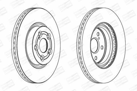 Диск тормозной передний Avensis 03- TOYOTA