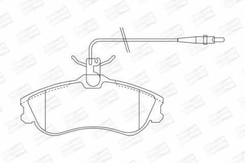 Тормозные колодки передние Berlingo 96-02, Peugeot 306 CITROEN