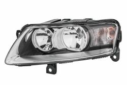 Фара основная галогенная левая с мотором, лампами H7/H1 PY21W W5W Audi A6 2004–2008 Фара основная галогенная левая с мотором, лампами H7/H1 PY21W W5W Audi A6 2004–2008
