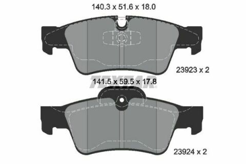 Тормозные колодки (задние) MB GL-class (X164)/R-class (W251) 06- (Teves)