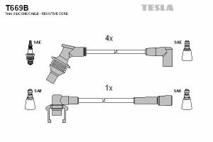 Кабель зажигания к-кт TESLA Renault Clio, 19 91-95 1,8