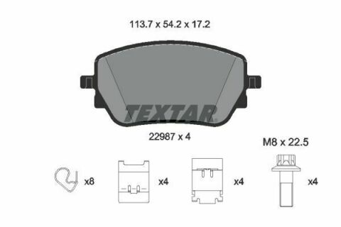 Тормозные колодки (задние) MB A-class (W177/V177)/ CLA (C118/X118)/ GLB-class (X247) 18- (CBI) Q+