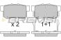 Гальмівні колодки зад. Civic 98-/Accord 90-03 (Akebono) (47,8x88,9x14,5), фото 1 - інтерент-магазин Auto-Mechanic