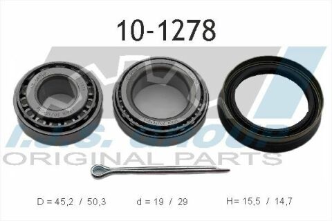 Підшипник маточини (задньої) VW Caddy II 95-04 (29x50.3x14.7/19.05x42.2x15.5) (к-кт) Підшипник маточини (задньої) VW Caddy II 95-04 (29x50.3x14.7/19.05x42.2x15.5) (к-кт)
