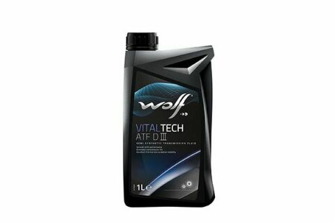 Трансмиссионное масло WOLF VITALTECH ATF DIII, 1 литр