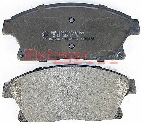 Комплект гальмівних накладок, дискове гальмо