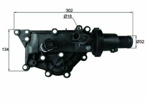 Термостат Renault Clio/Megane 1.4/1.6 02- (89°C)