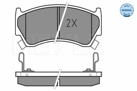 Колодки тормозные (передние) Nissan Almera 1.4/1.6/2.0D 95-00 к-кт