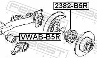 Сайлентблок задней балки Audi A6/Passat B5 98-04