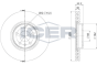 Диск гальмівний (передній) Audi A4/A5/A6/A7/Q5 07-18/VW Phaeton 04-16 (320х30) (з покр.) (вент.), фото 6 - інтерент-магазин Auto-Mechanic