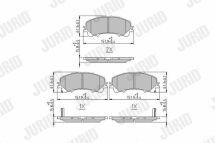NISSAN Колодки гальм. пров. X-Trail 1.6dCi 13-,Infiniti Q50