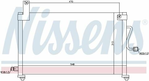 Конденсер DW MATIZ(98-)0.8(+)[OE 96566331]
