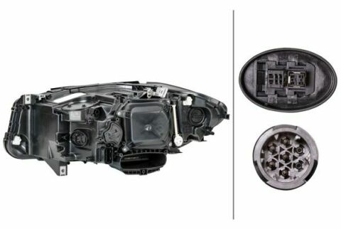 Фара основна bi-xenon з мотором, без ламп, без предвкл. приладу d1s py24w з денним світлом прав.