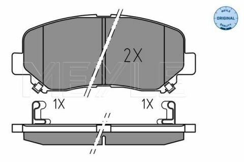 Колодки гальмівні (передні) Mazda CX-5 11- (Akebono)